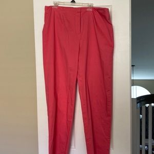 Evelyn and Arthur salmon long pants light weight